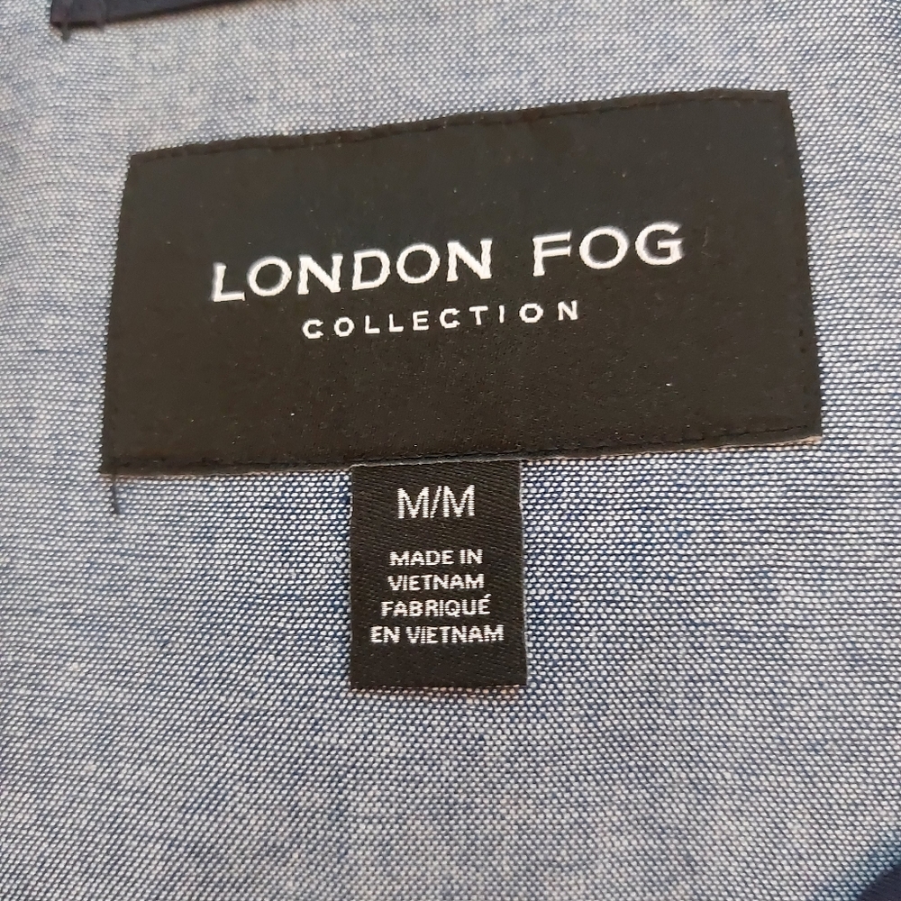 London fog trench coat with hood size M - Picture 6 of 8